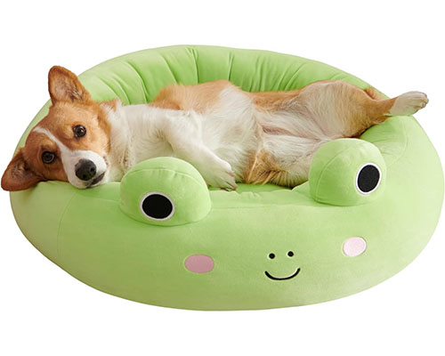 Squishmallows Wendy Frog Pet Bed - Ultrasoft Official Squishmallows Plush Pet Bed