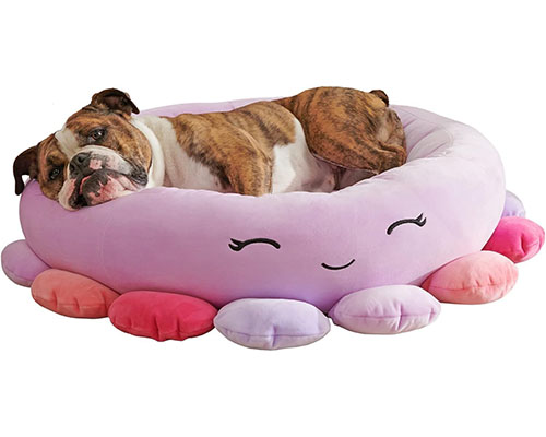 Squishmallows Beula Octopus Pet Bed - Ultrasoft Official Squishmallows Plush Pet Bed